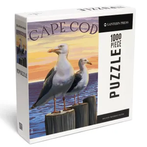 1000 PIECE PUZZLE Cape Cod, Massachusetts, Seagulls