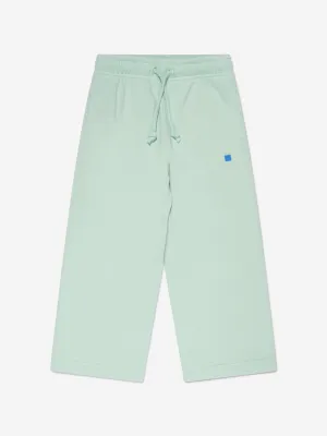 Acne Studios Kids Logo Joggers in Green