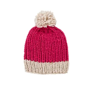 Acorn Traveller Chunky Beanie - Fuschia