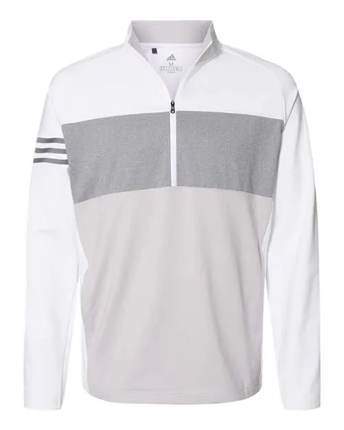 Adidas Men's 3-Stripes Competition Quarter-Zip Pullover