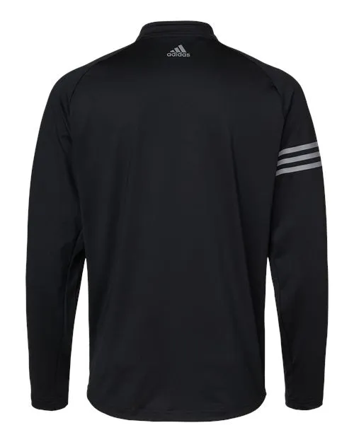 Adidas Men's 3-Stripes Competition Quarter-Zip Pullover