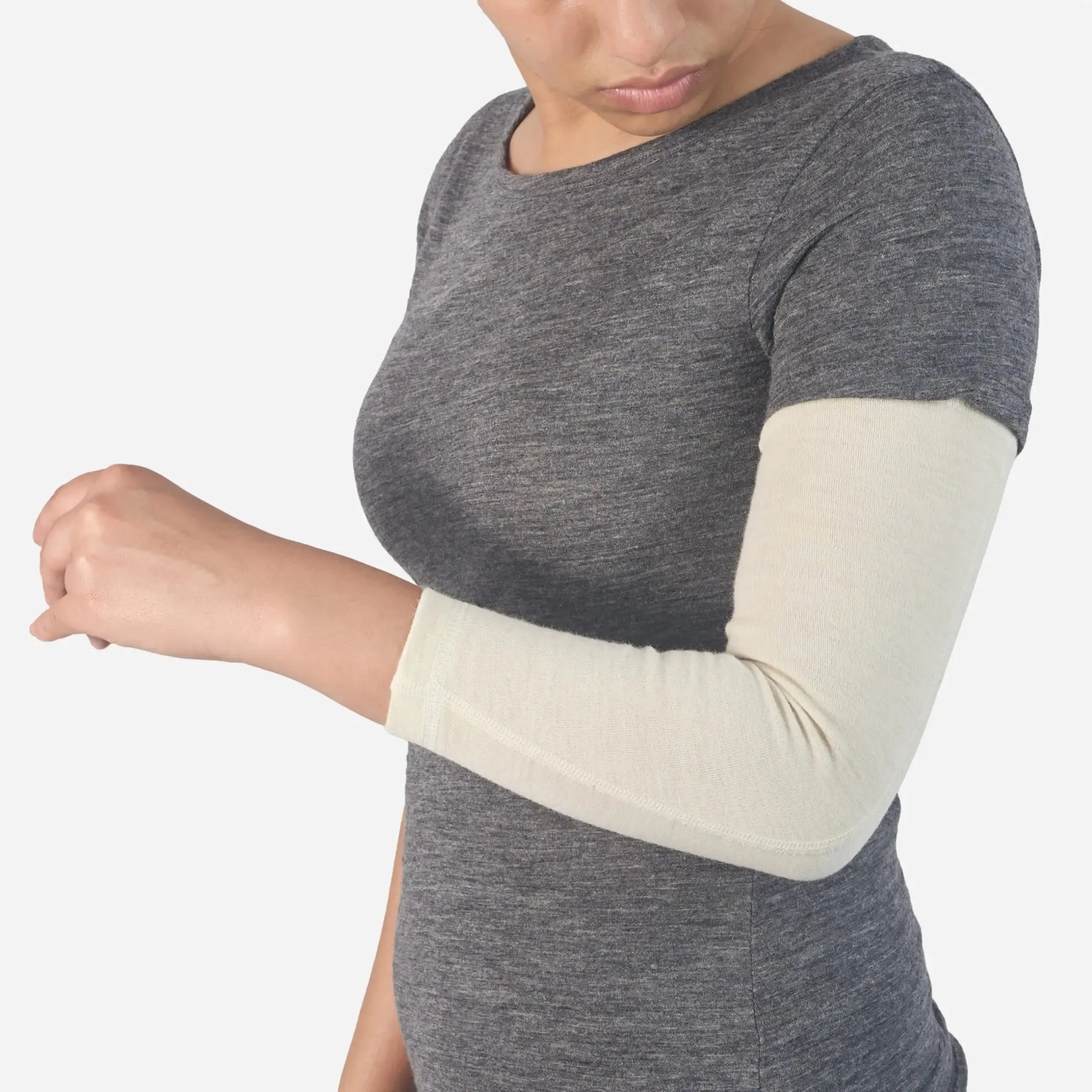 Alpaca Wool Arm Sleeve: 300 Lightweight