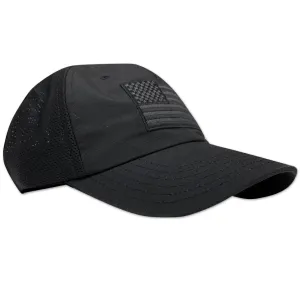 American Flag Tactical-Style Range Hat - Black