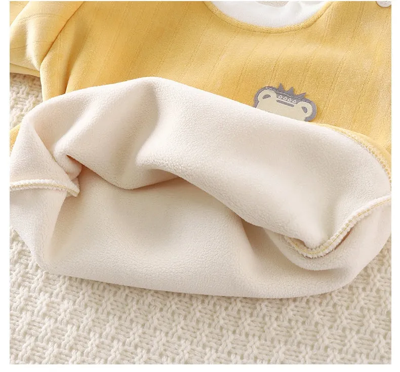 Baby Thermal Underwear Set - Cozy Autumn Winter Home Wear