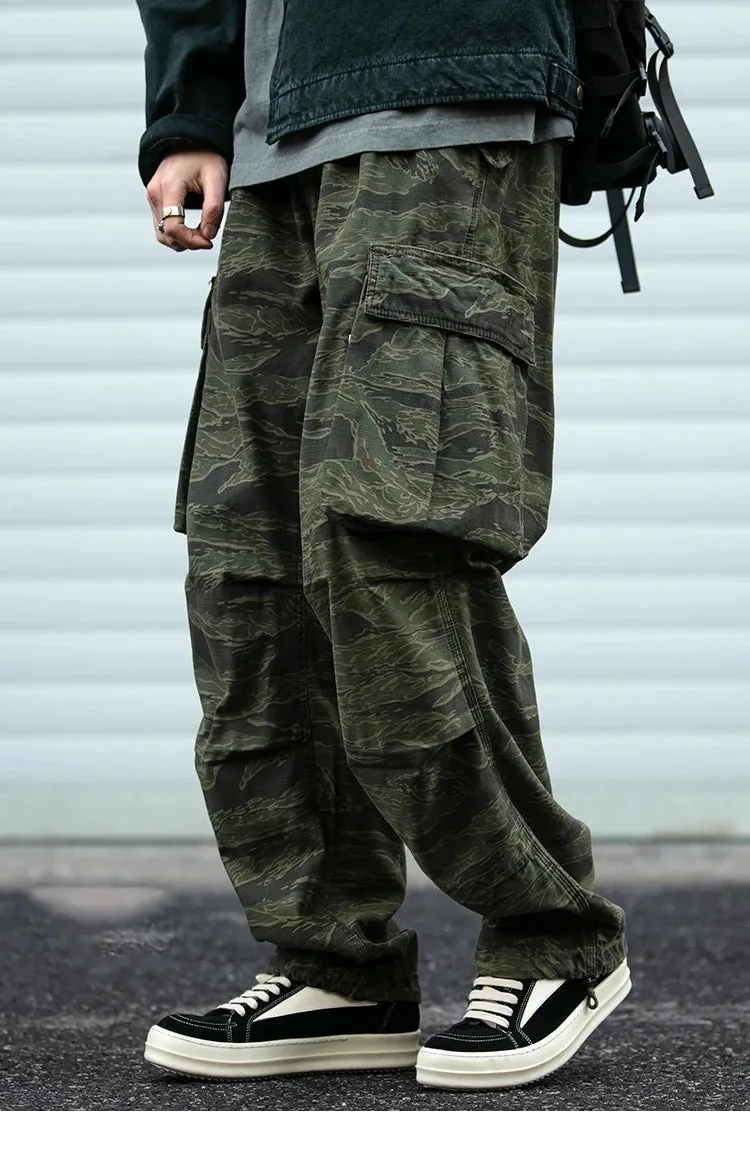 Baggy Camo Cargo Pants