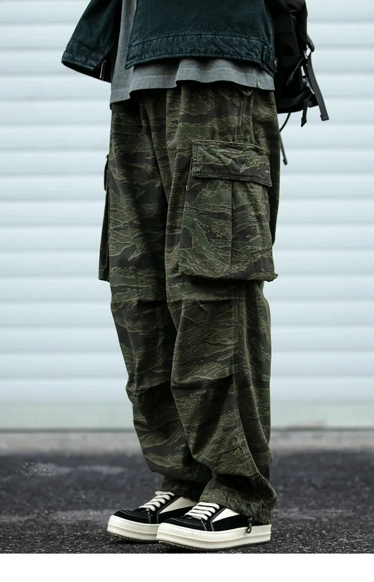 Baggy Camo Cargo Pants