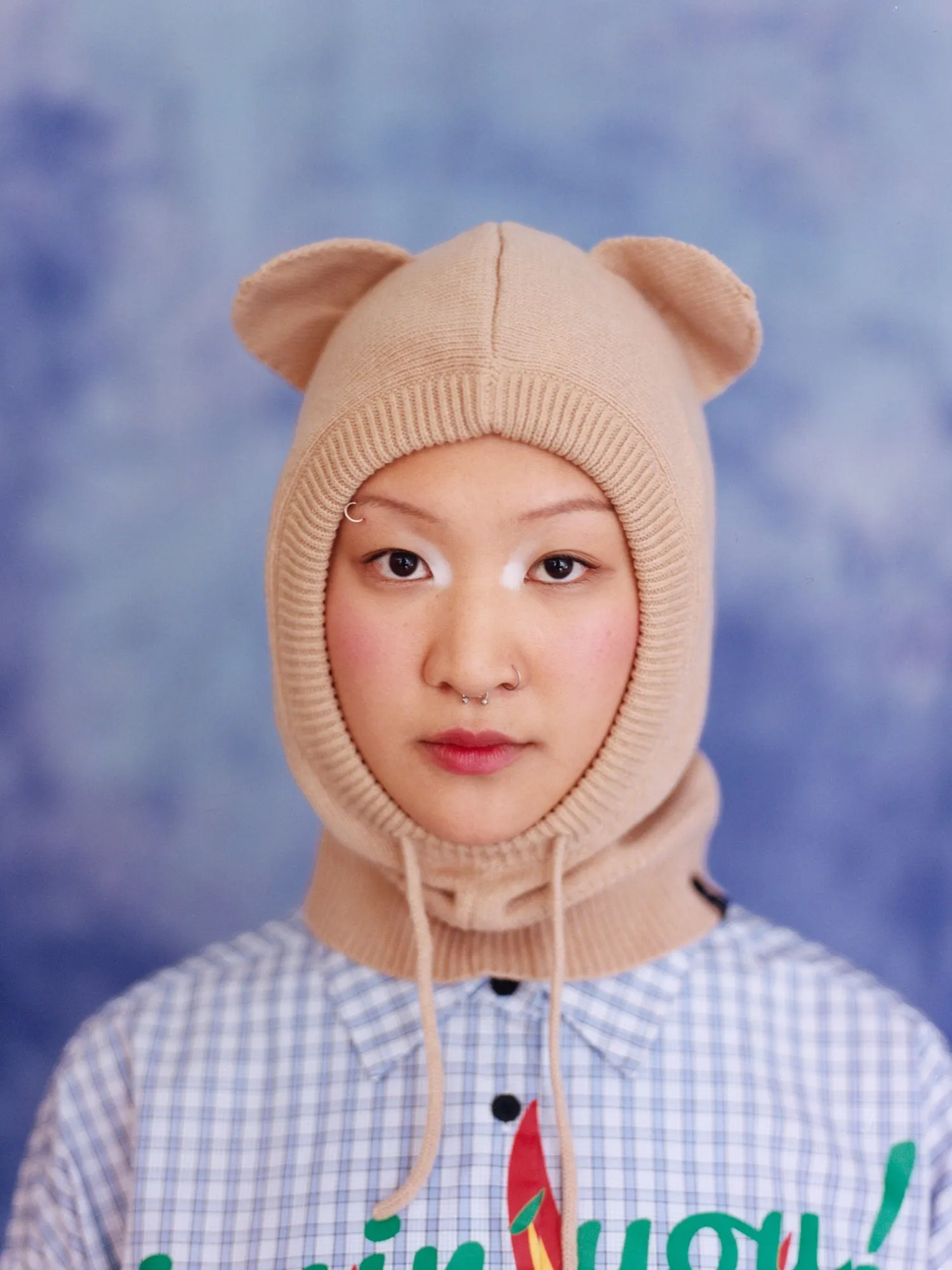 Bear Knitted Hood