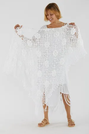 Bobo Chic Crochet Cardigan Coco / White