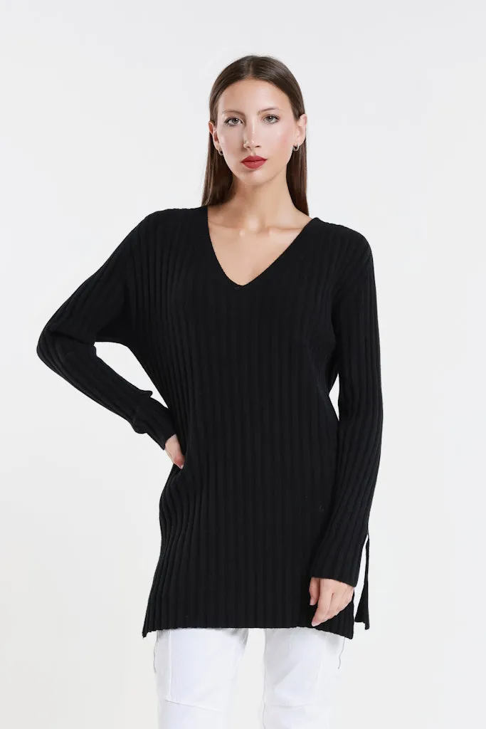 Brandy Seriously Soft LS Shaker Knit Sweater (BLS441)