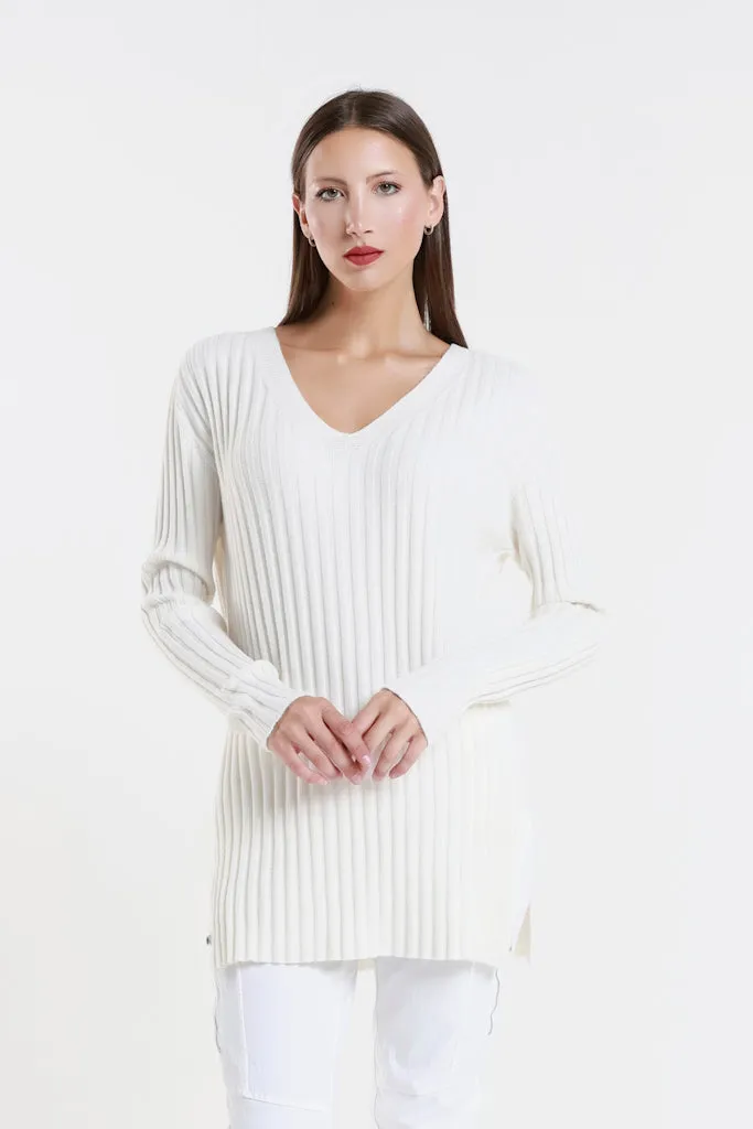 Brandy Seriously Soft LS Shaker Knit Sweater (BLS441)