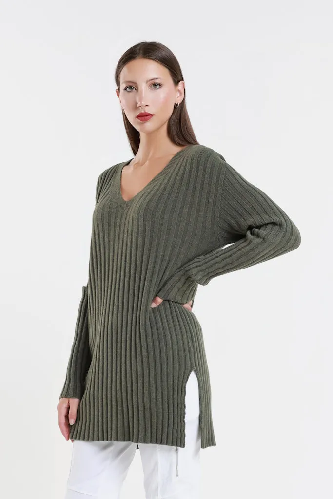 Brandy Seriously Soft LS Shaker Knit Sweater (BLS441)