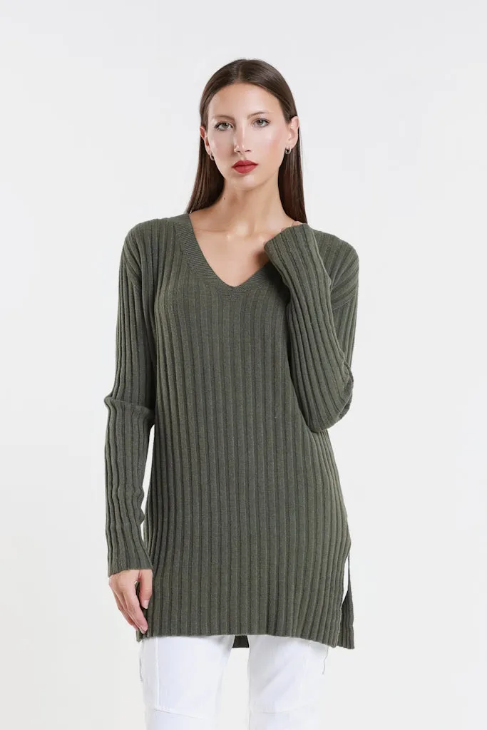 Brandy Seriously Soft LS Shaker Knit Sweater (BLS441)