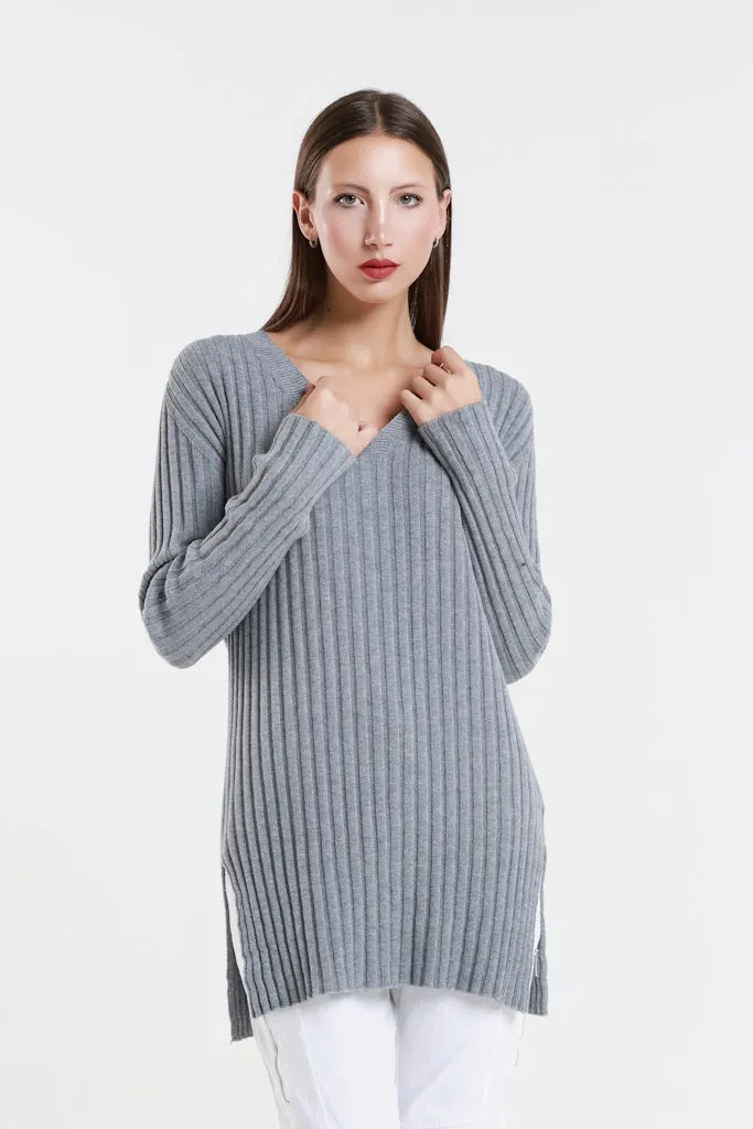 Brandy Seriously Soft LS Shaker Knit Sweater (BLS441)