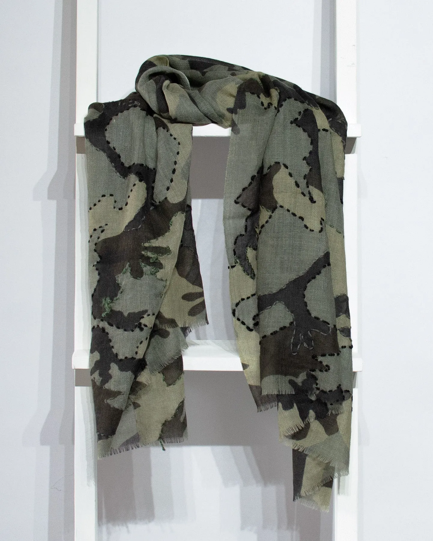 'Camo Vert' Scarf