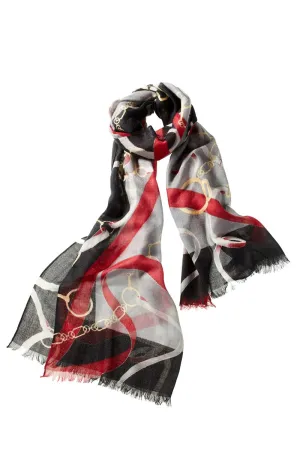 Cavallo Scarf - Crimson