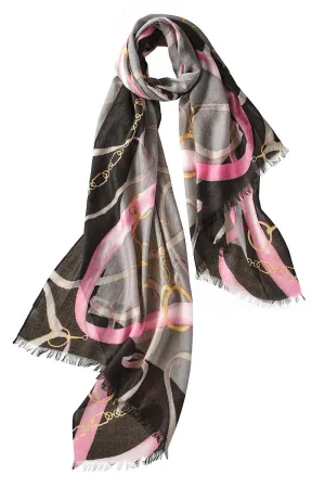 Cavallo Scarf - Fuchsia