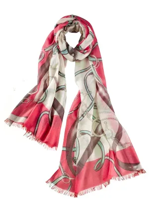 Cavallo Scarf - Strawberry