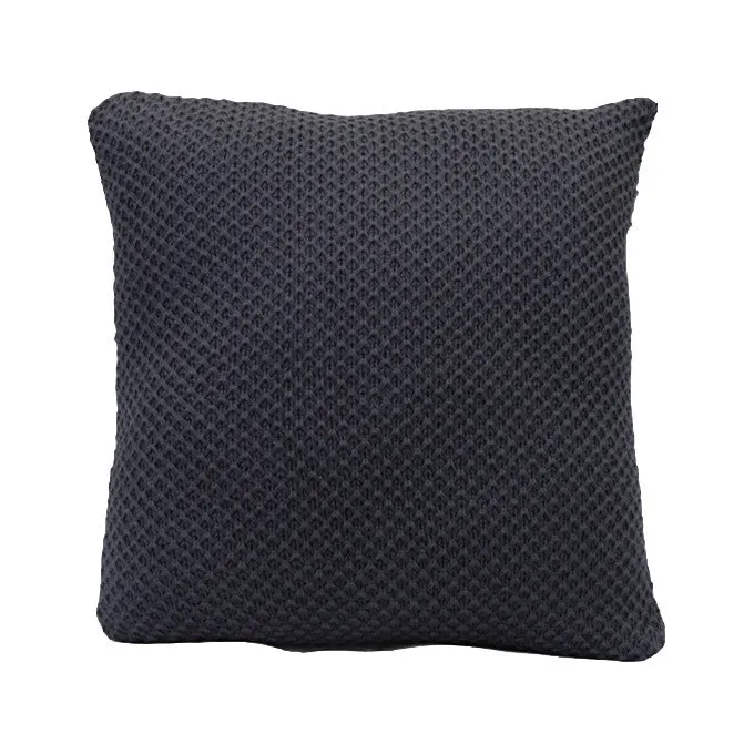 Charcoal Chunky Knit Cushion (45cm)