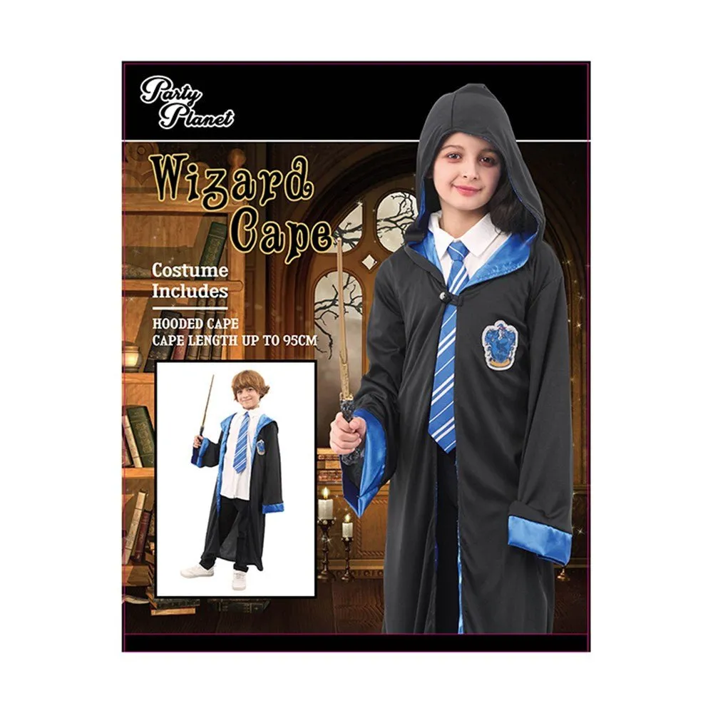 Children Wizard Harry Potter Style Unisex Costume - Blue Ravenclaw House