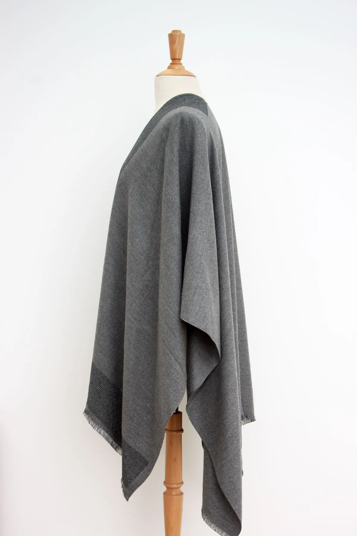 Chloe Cape: Grey