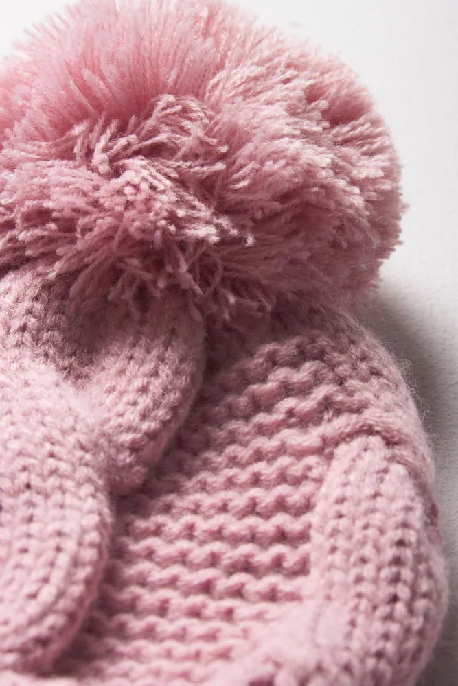 Chunky Beanie Pink