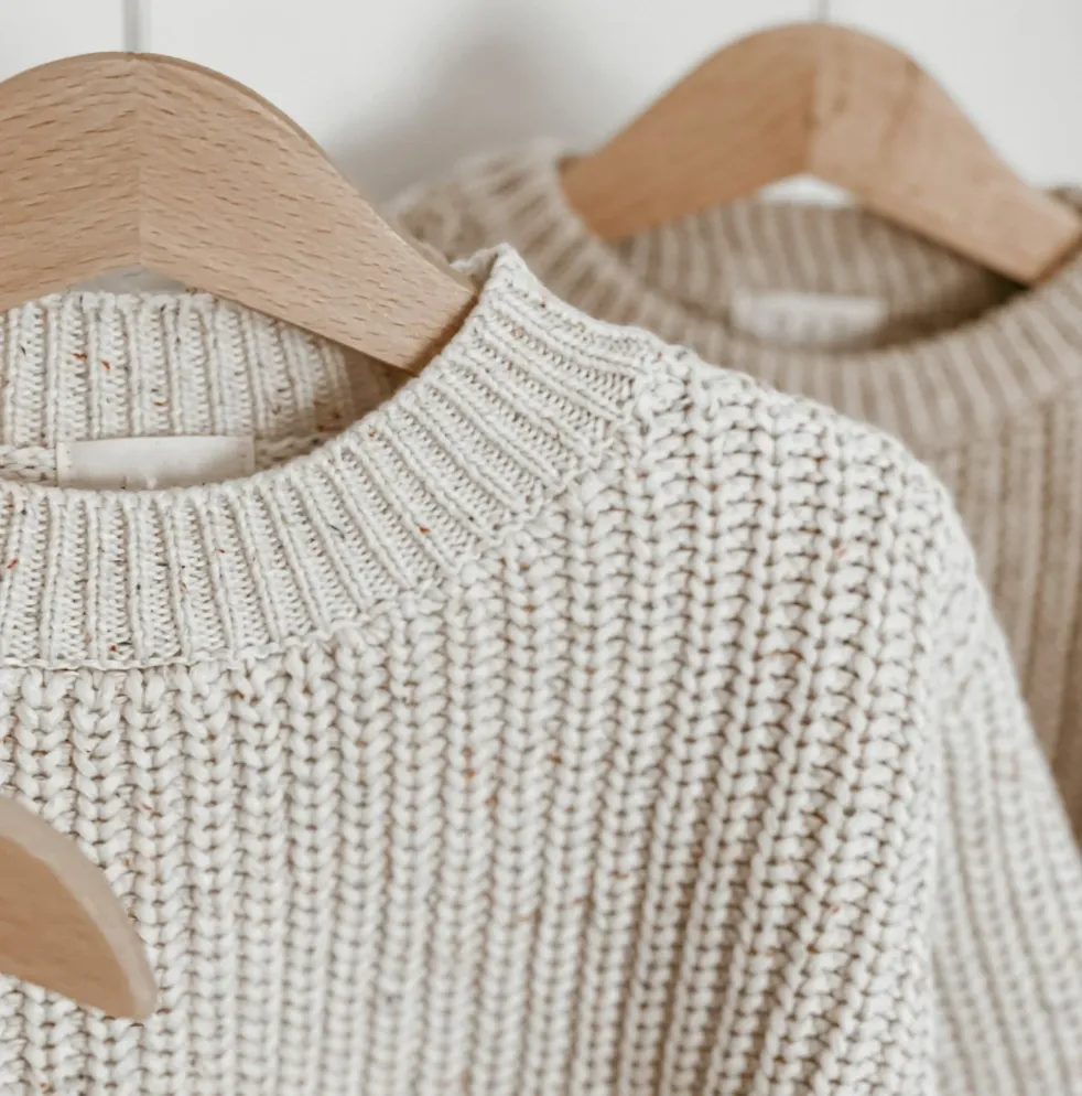 Chunky Knit Sweater.