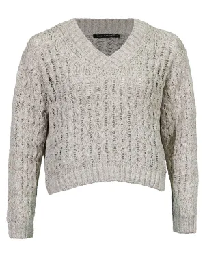 Corded Knit Pullover