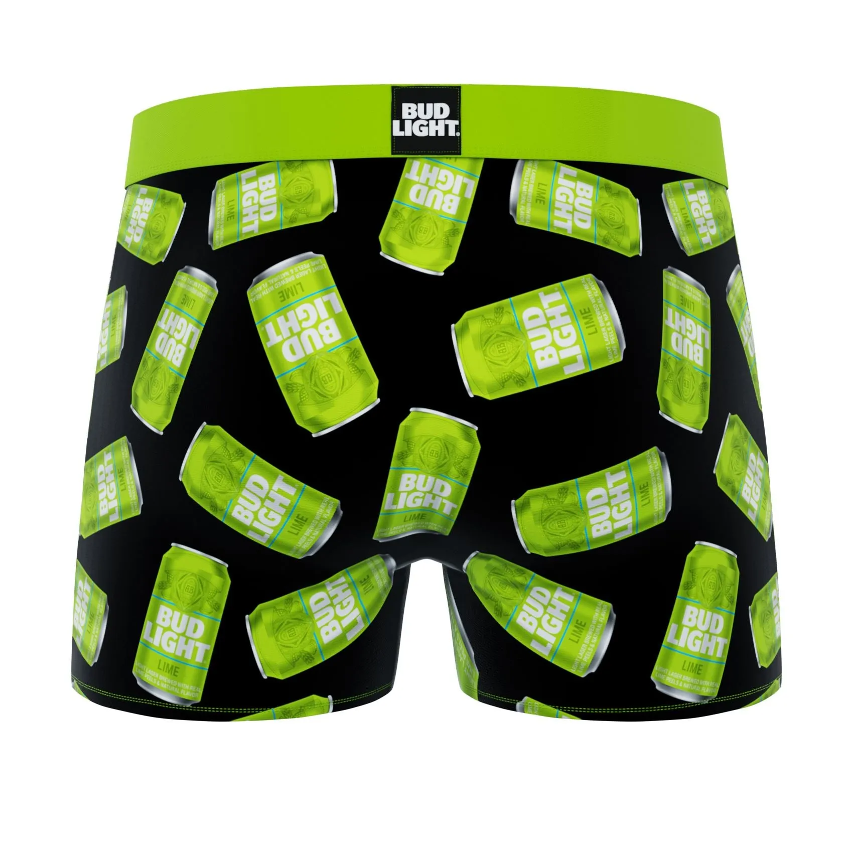 CRAZYBOXER Bud Light Green Men's Boxer Briefs