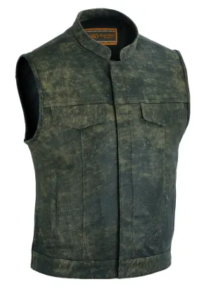 DS108 Men's Conceal Carry Antique Brown Vest