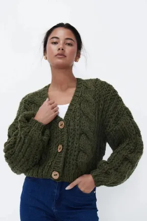 Elsie Knit in Khaki