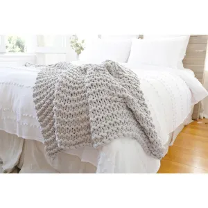 Finn Antique White Throw by Pom Pom at Home