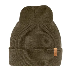 Fjällräven Classic Knit Hat Dark Olive | Buy Fjällräven Classic Knit Hat Dark Olive here | Outnorth