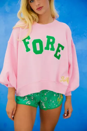 FORE PINK PULLOVER