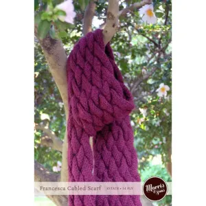 Francesca Cabled Scarf