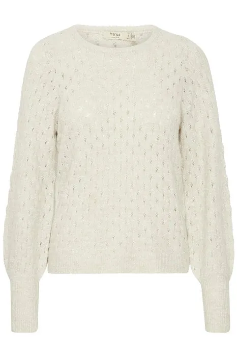 Fransa Ditte Pullover in Birch Melange