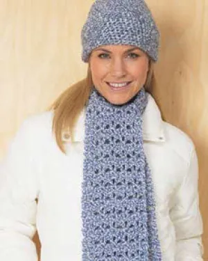 Free Woman's Hat & Scarf Set Crochet Pattern