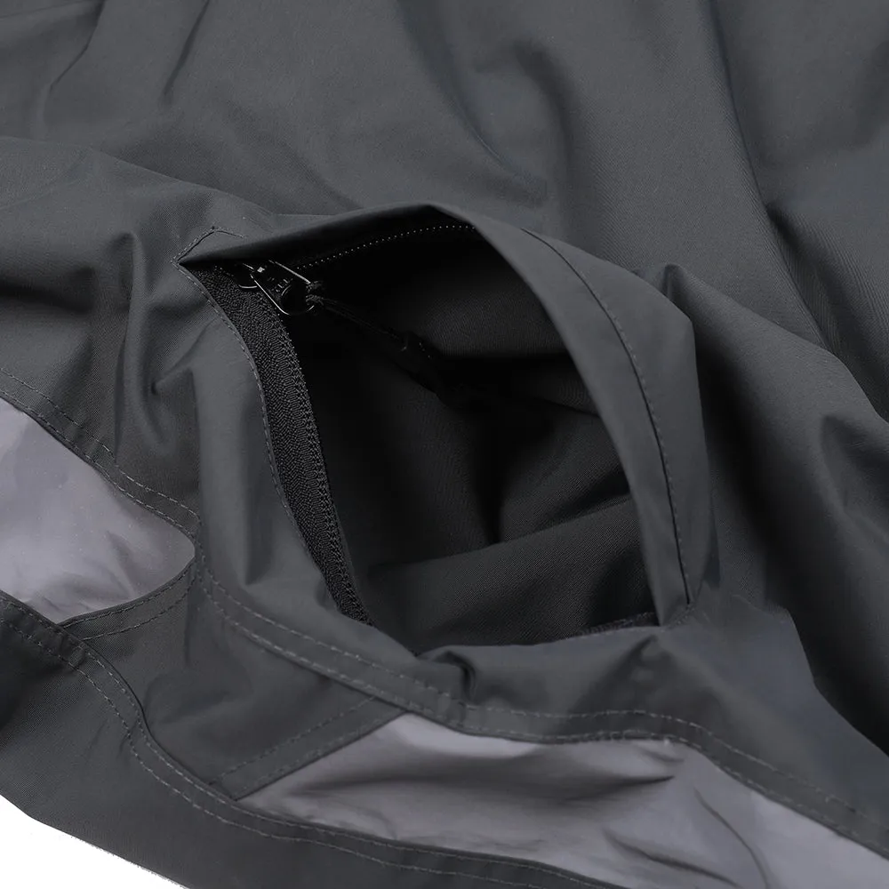 FUTURE REFLECTIVE POINT HOODED ANORAK JACKET CHARCOAL