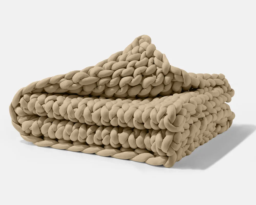 Gravity Chunky Knit Blanket