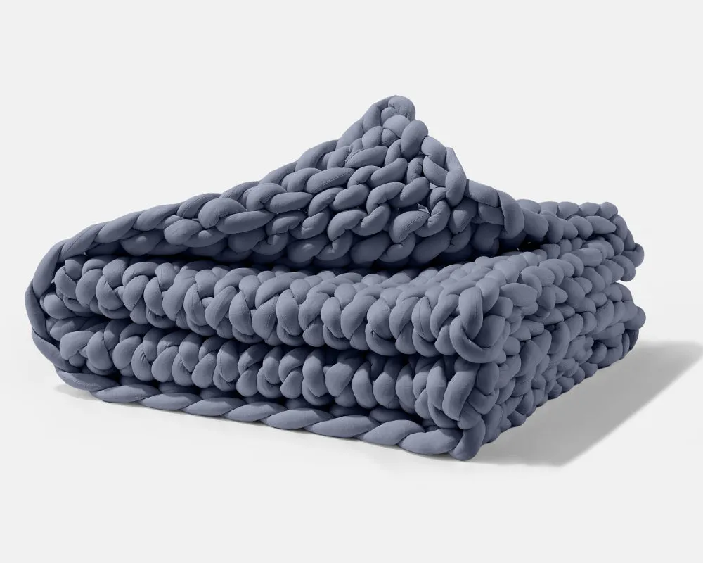 Gravity Chunky Knit Blanket