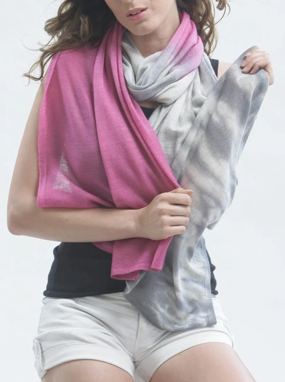 Hand Dyed Travel Scarf