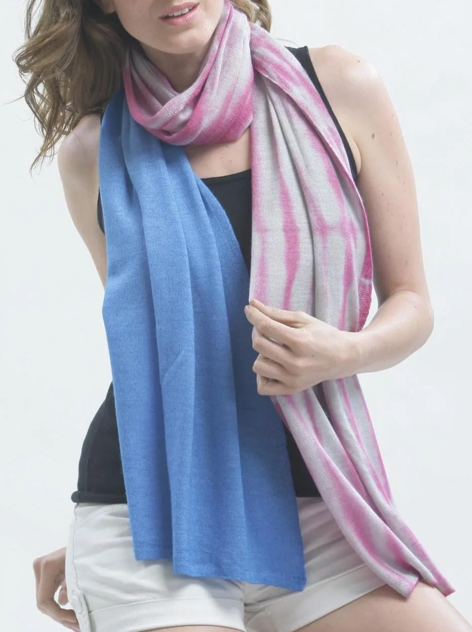 Hand Dyed Travel Scarf