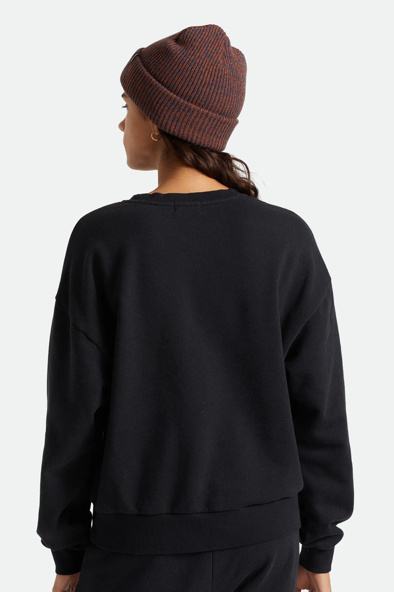 Heist Chunky Beanie - Washed Navy/Caramel Marled