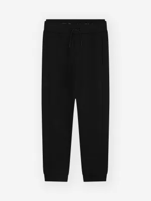 Karl Lagerfeld Boys Double Waistband Joggers in Black