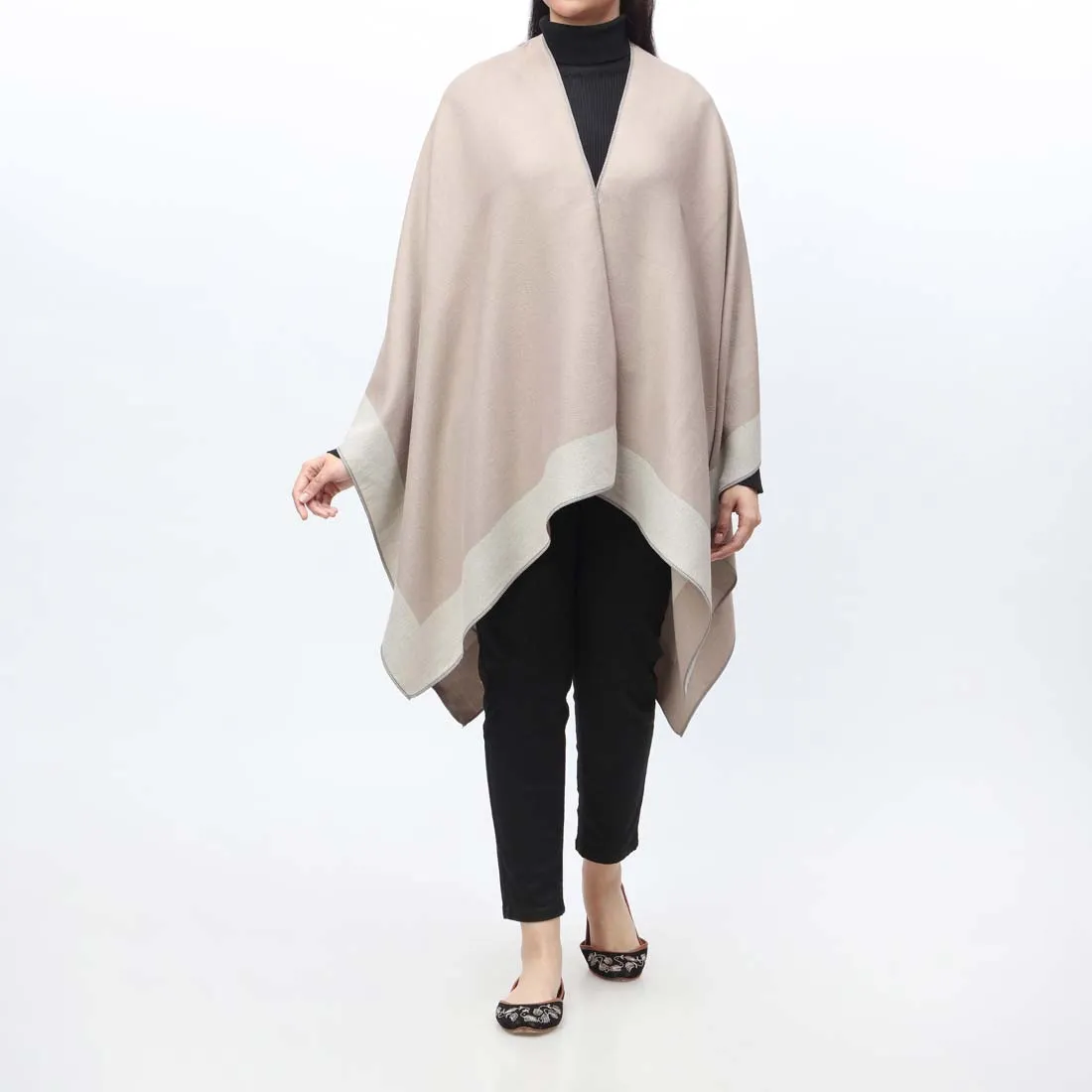 Khaki Cape Shawl PW9806