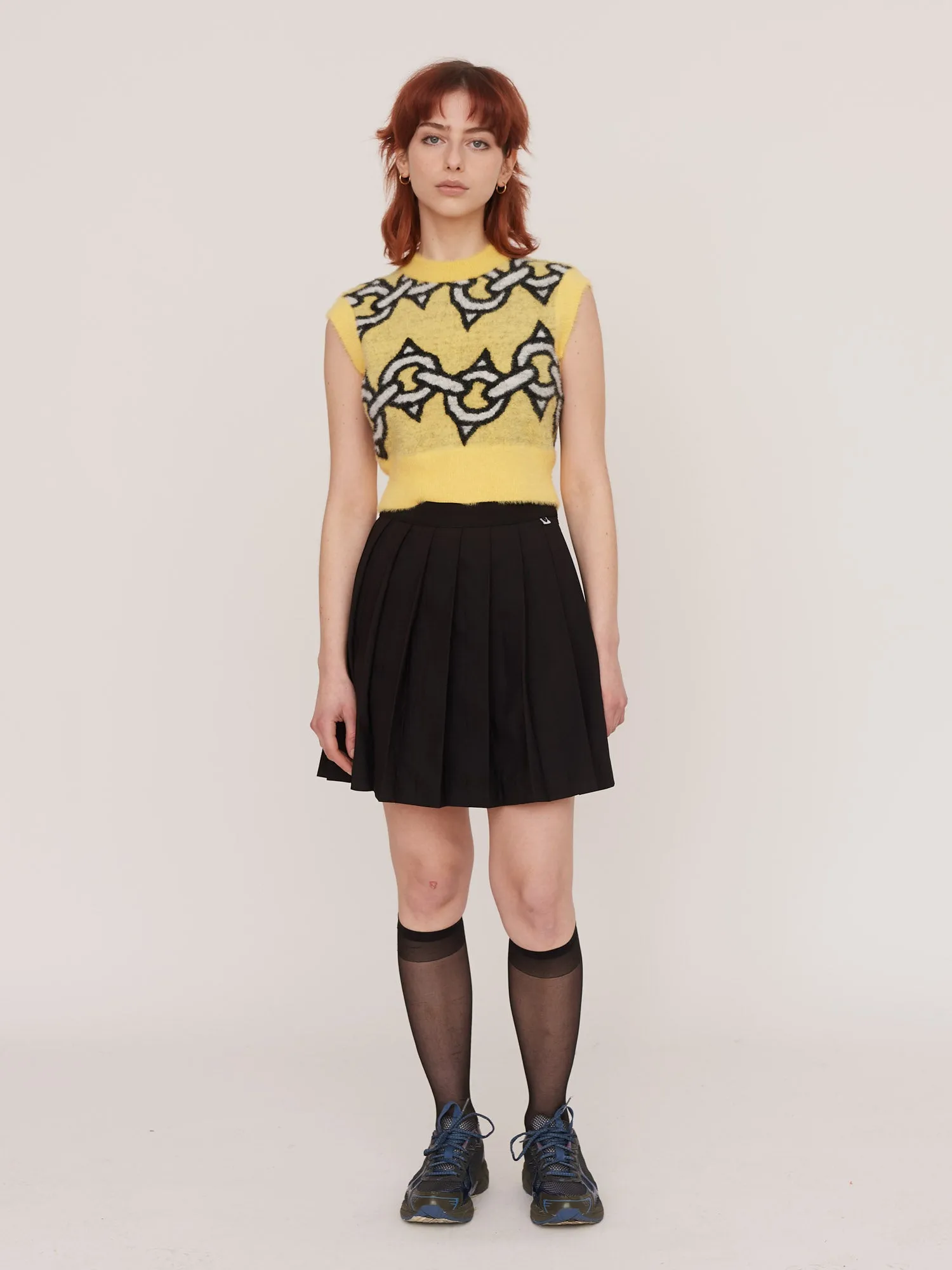 Lemon Chain Knitted Vest