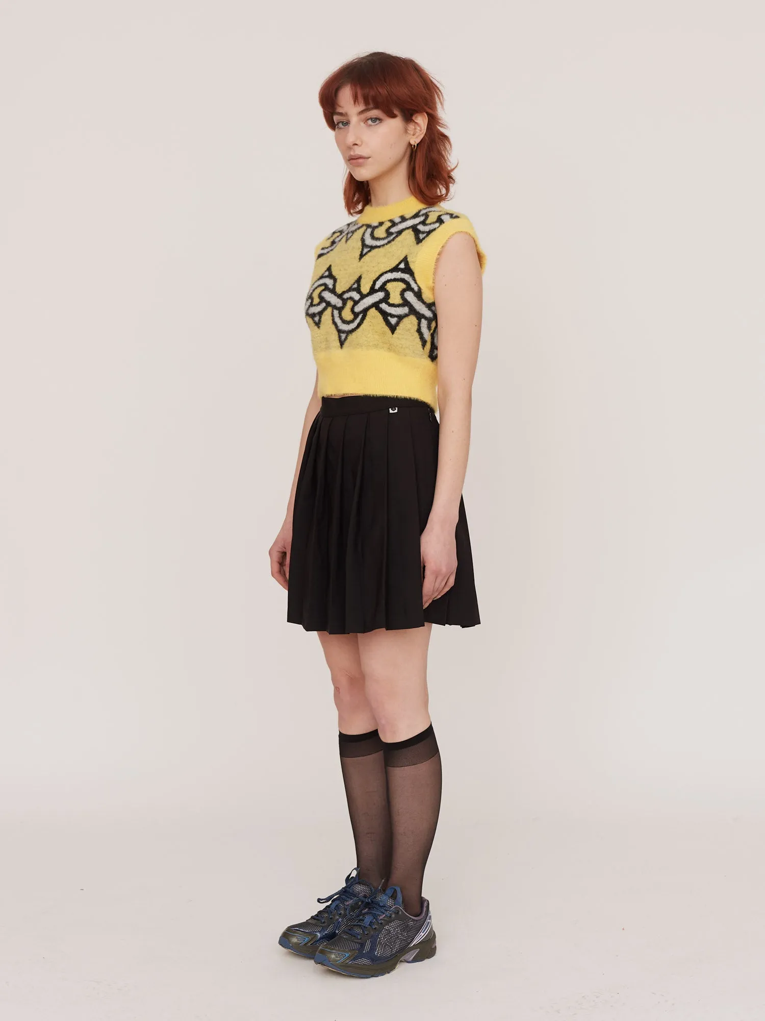 Lemon Chain Knitted Vest