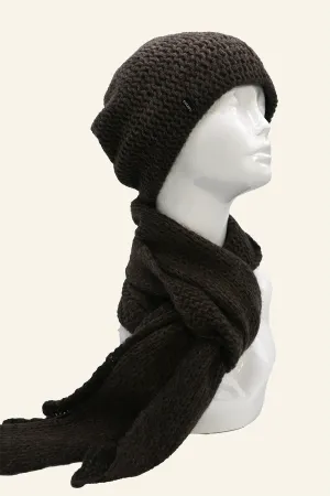 Loose Knit Double Layer Yak Down Hat