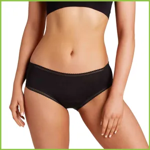 Love Luna Period Underwear - Bikini Brief (15ml) - Black