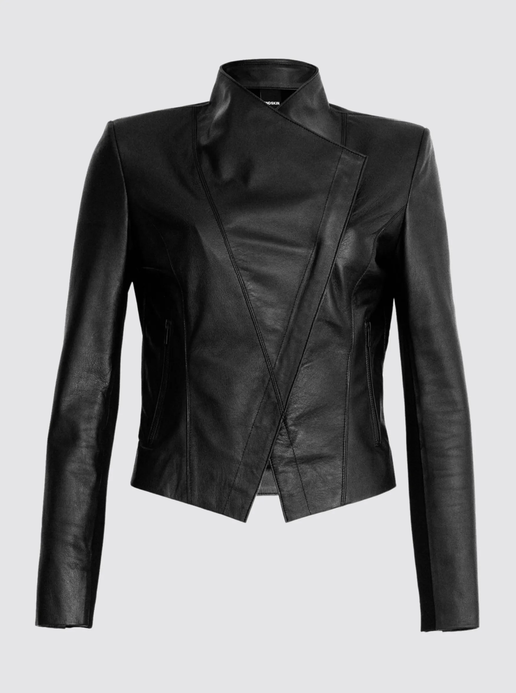 LUCA LEATHER JACKET - BLACK