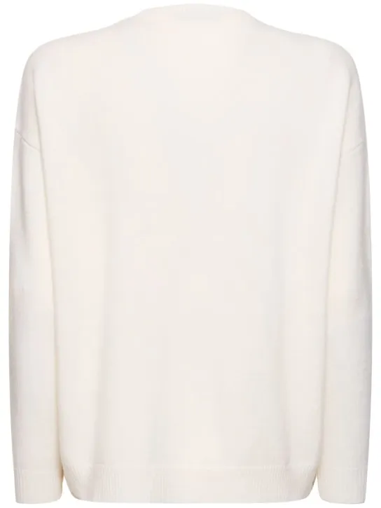 Max Mara   Vicolo wool knit logo sweater 